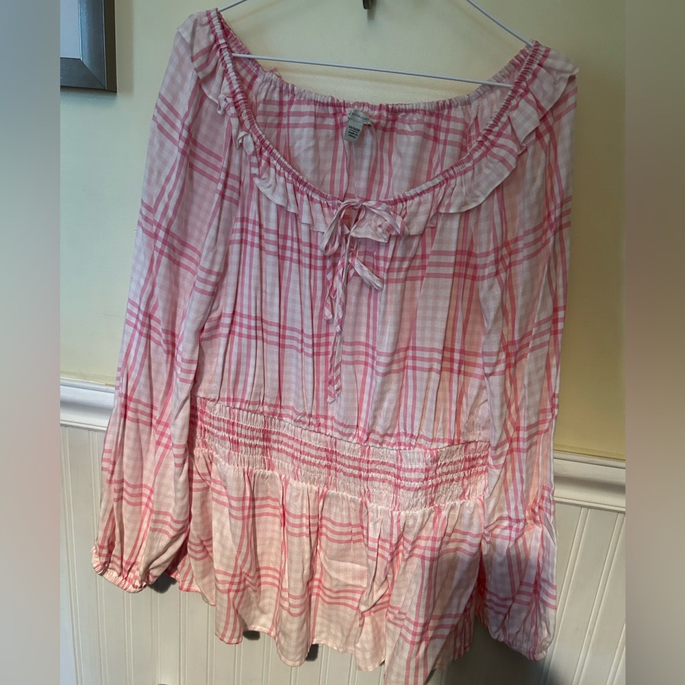 Cato lightweight long sleeve top